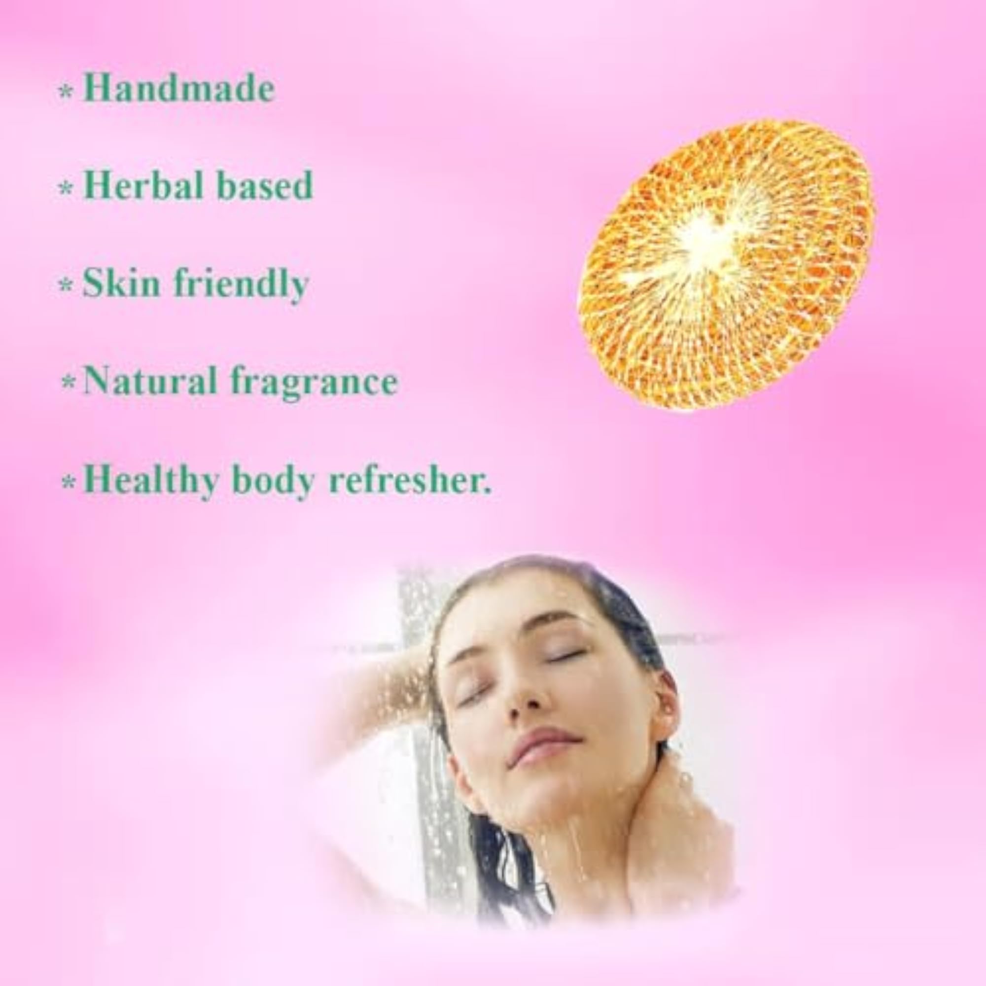 Vetiver Loofah Body Scrubber, Pack of 6